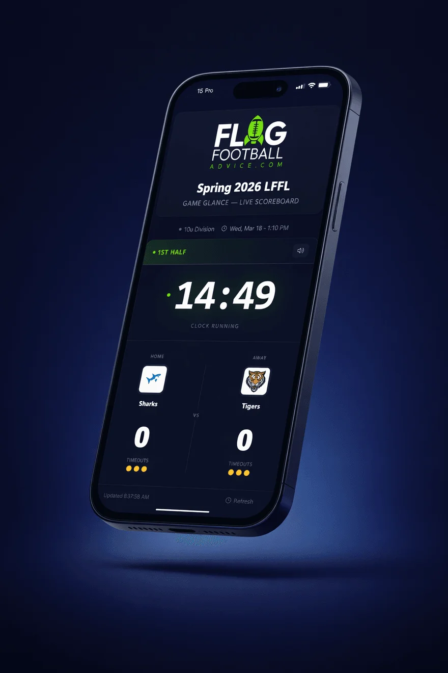 Game Glance live scoreboard on iPhone